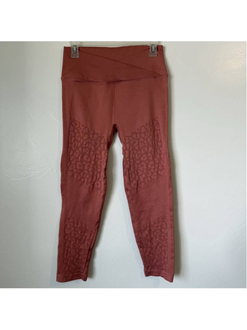 Victoria’s Secret Crossover Waist High Compression Leggings Animal Print Large